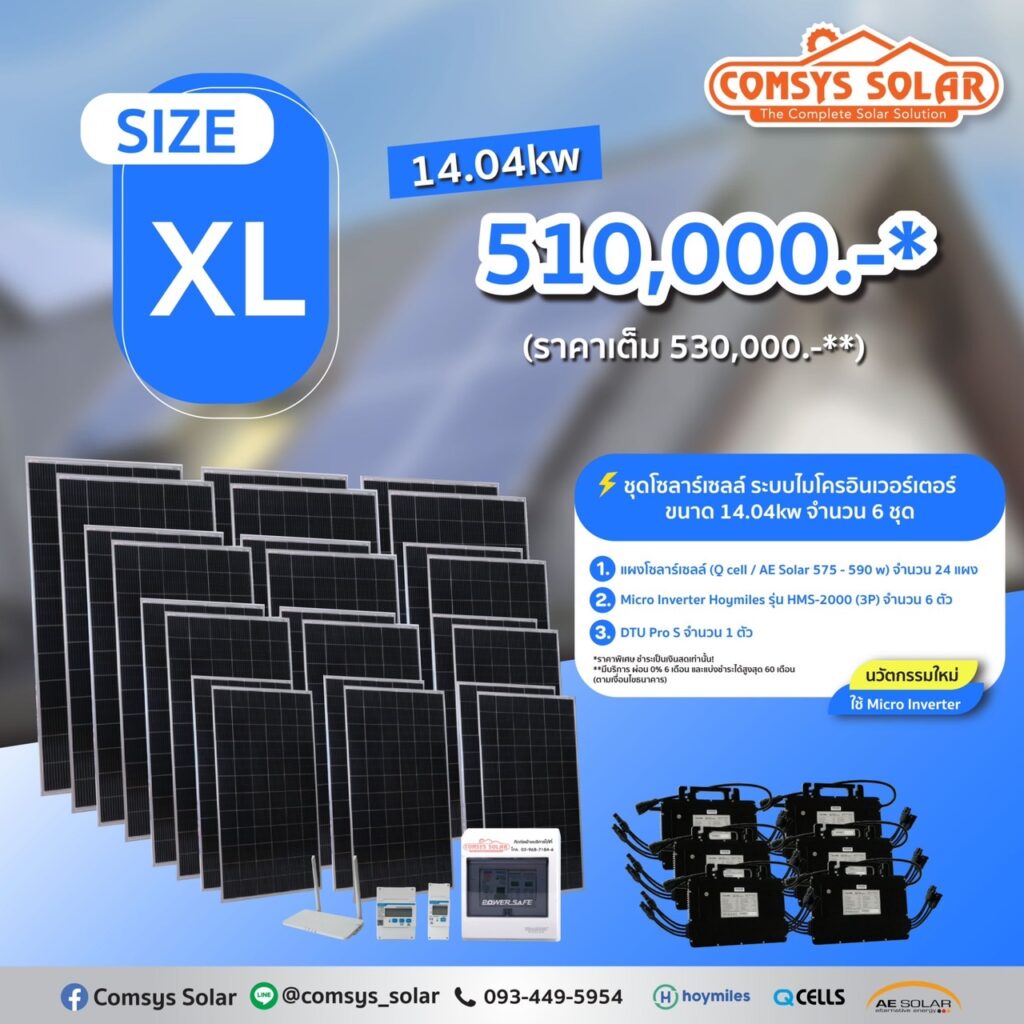 โซลาร์เซลล์ Package Size XL3